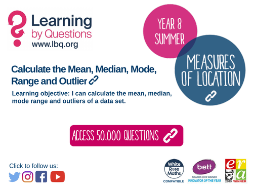 Y8 Calculate Averages Questions Teaching Resources