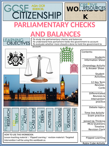 Parliament Checks and Balances | Teaching Resources