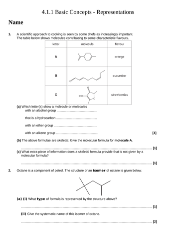 OCR A Year 12 AS Level Chemistry | Teaching Resources