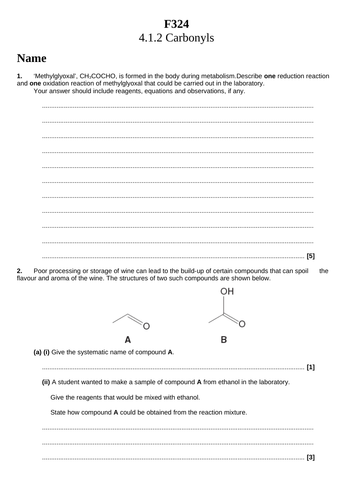 ocr-a-a-level-chemistry-year-13-teaching-resources