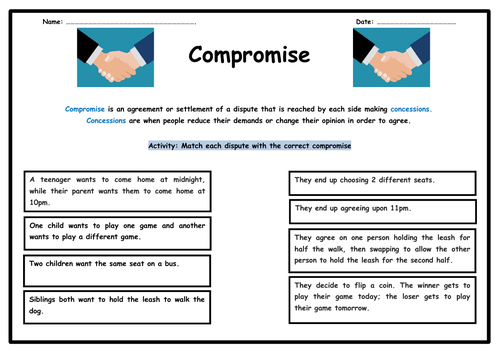 Compromise & Concessions