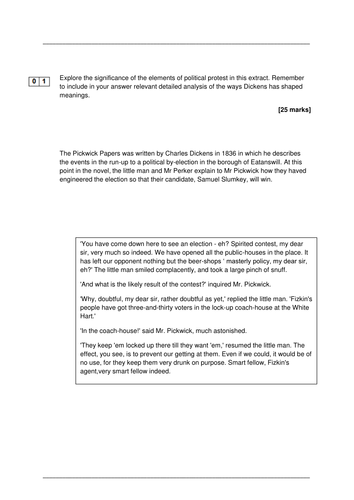 AQA KS5 English Lit - short introduction to Social and Political ...