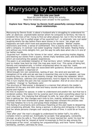 Marrysong analysis image