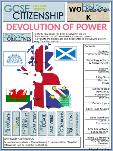 Devolution of Power - Home learning | Teaching Resources