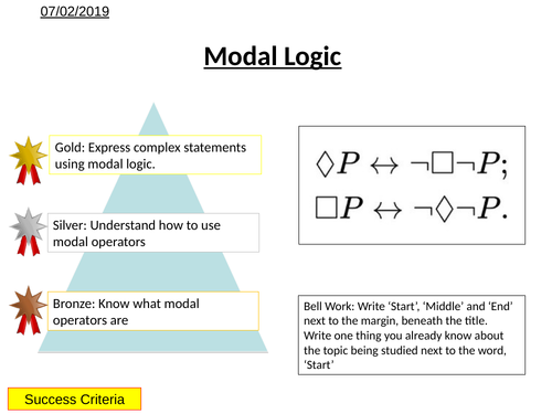 Logic - Modal Logic