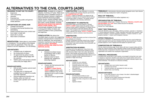 ocr-a-level-law-revision-posters-legal-system-teaching-resources