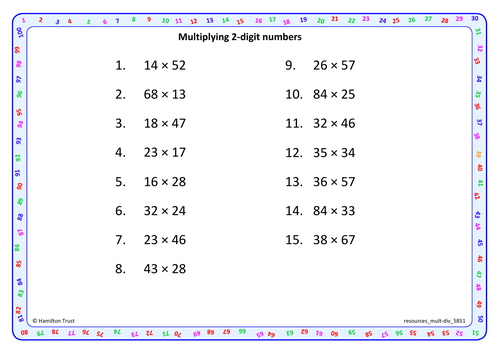 Solve Long Multiplication Problems Teaching Presentation Year 5 