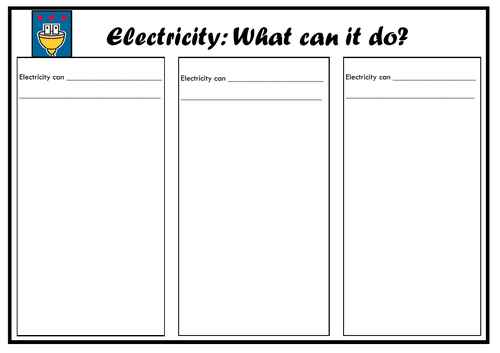 What can electricity do?