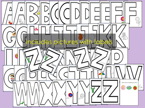 Alphabet Uppercase Letters and 2D Shapes Worksheet Activities Playdough ...