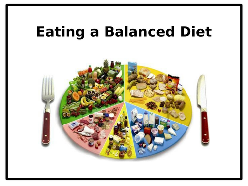 Food: Eating a Balanced Diet - PowerPoint + Tasks