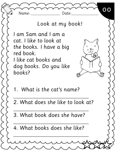 Reception/Year 1 Read Write Inc reading comprehension workbook - RWI ...