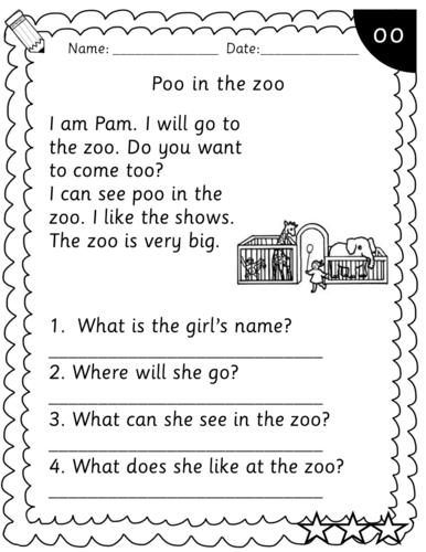 Reception/Year 1 Read Write Inc reading comprehension workbook - RWI ...