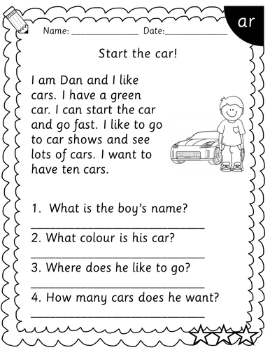 Reception/Year 1 Read Write Inc reading comprehension workbook - RWI ...