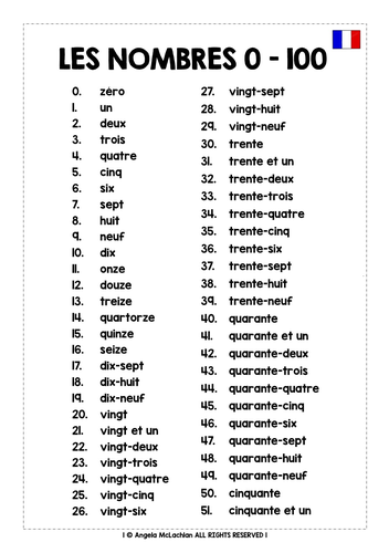 french-numbers-0-100-reference-list-teaching-resources