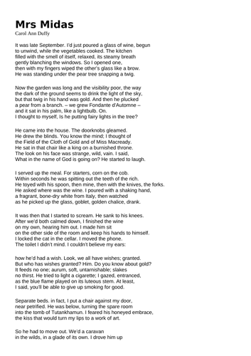 Year 9 creative writing examples picture