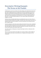 Descriptive Writing Model Answer | Teaching Resources