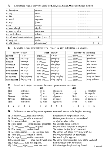 Studio AQA GCSE French, p.10, A comme amitié