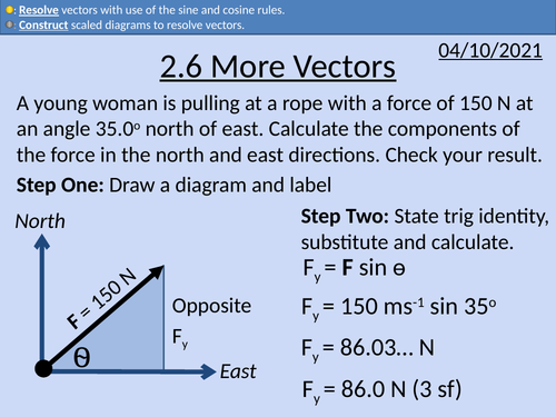 OCR AS level Physics: More Vectors