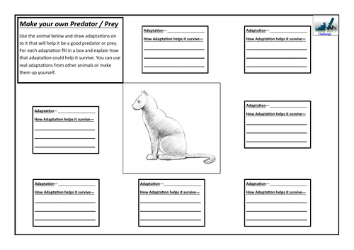 Adaptations in Animals (Predators & Prey) CLF Lesson & Resources