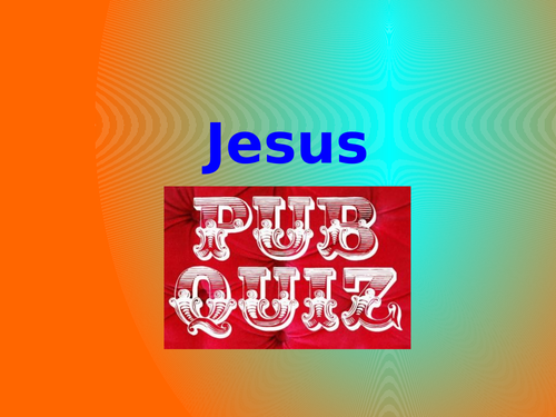 Jesus Pub Quiz