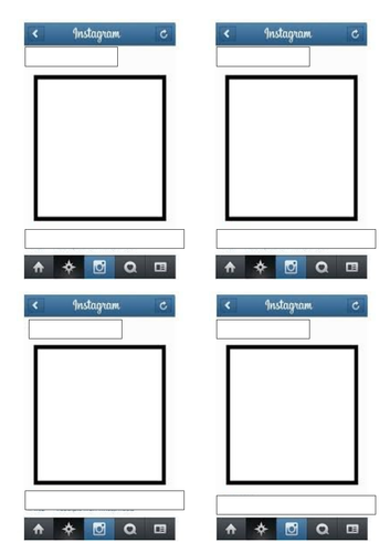 Blank Instagram