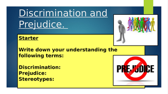Prejudice Discrimination And Stereotypical Situation