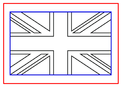 Union Jack & UK Map Template