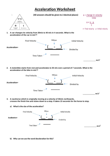 acceleration-calculation-differentiated-worksheets-teaching-resources