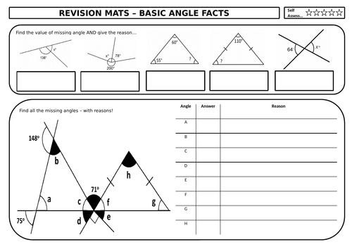 GCSE Maths Foundation Revision Mats | Teaching Resources