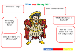 ks1 history who was henry viii worksheet teaching