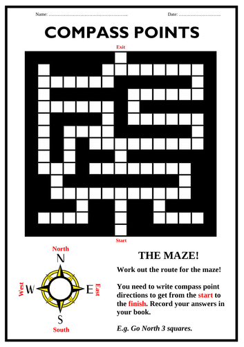 Compass Points - MAZE Activity Booklet