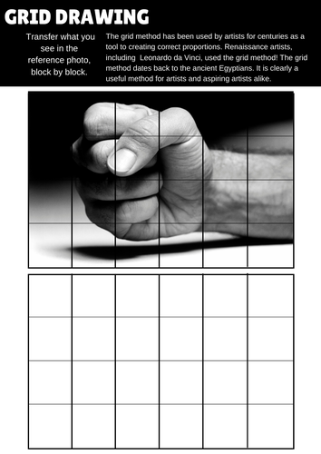 Art Grid Drawing, Enlarging, Reduction 55 worksheets/ Cover Big Bundle ...