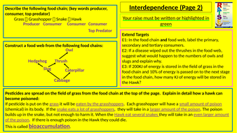 ks3 science homework booklet