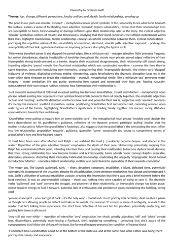 Chemistry written by graham swift essay 04 image