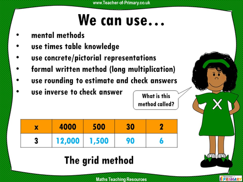 Multiplication Year 6 Teaching Resources