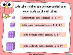 Square and Cube Numbers - Year 6 | Teaching Resources