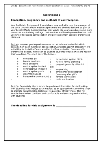 Ctec Unit 13 Sexual Health Lo1 Assignments Sexual Consent Stis Grooming And Personla Safety 6329