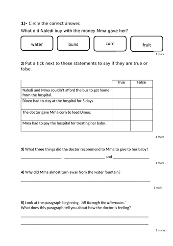 Journey to Jo'burg whole text planning and resources for upper KS2 (6 ...