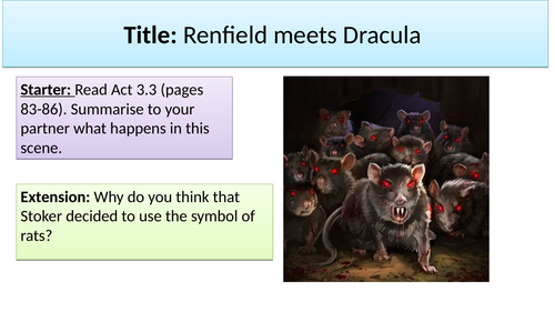 Dracula play text (and original) - 16 hours of lessons | Teaching Resources