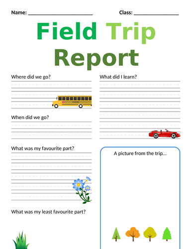 field-trip-report-template-teaching-resources