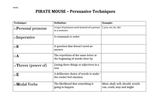 Persuasive Writing | Teaching Resources