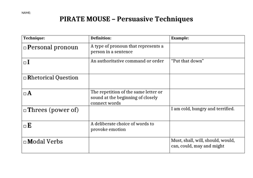 Persuasive Writing | Teaching Resources