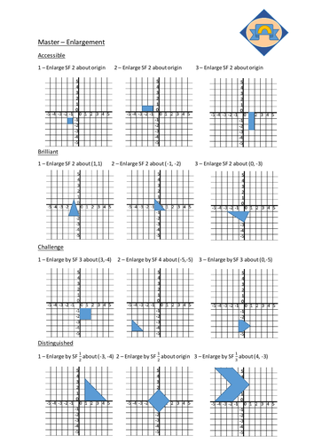 Transformations Worksheets with Answers | Teaching Resources