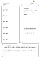 Division 3 digit by 1 digit | Teaching Resources