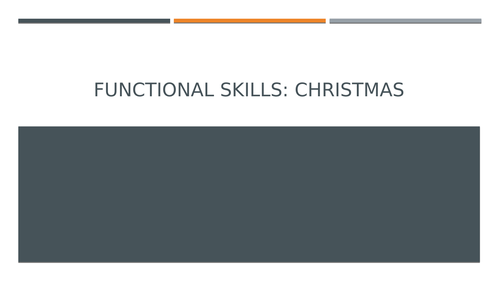 Functional Skills: Facts and Opinions