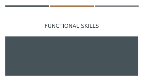 Functional Skills: Football