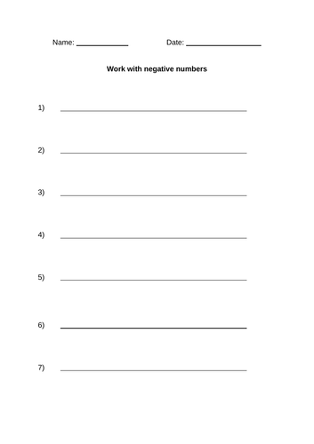year-5-negative-numbers-worksheets-differentiated-presentation-other-resources-teaching