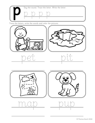 phonics worksheets lesson plan flashcards jolly phonics p lesson pack teaching resources