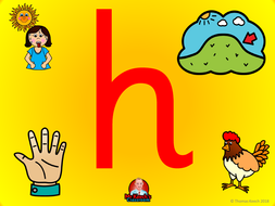 Phonics Worksheets, Lesson Plan, Flashcards - Jolly Phonics H Lesson ...