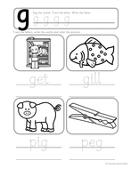 Phonics Worksheets, Lesson Plan, Flashcards - Jolly Phonics G Lesson ...